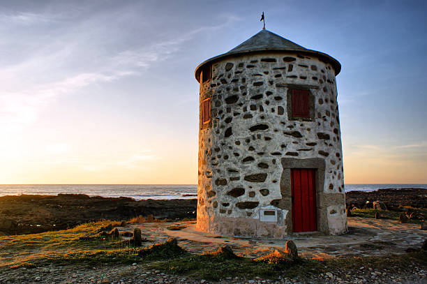 istock Carreco windmill in Viana do Castelo 492621966