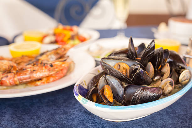 istock Italian cuisine. Cozzi soup 492622876