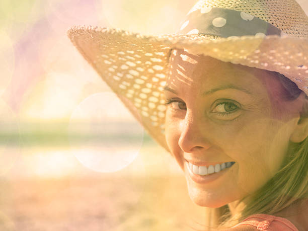istock Smile girl at beach 492624230