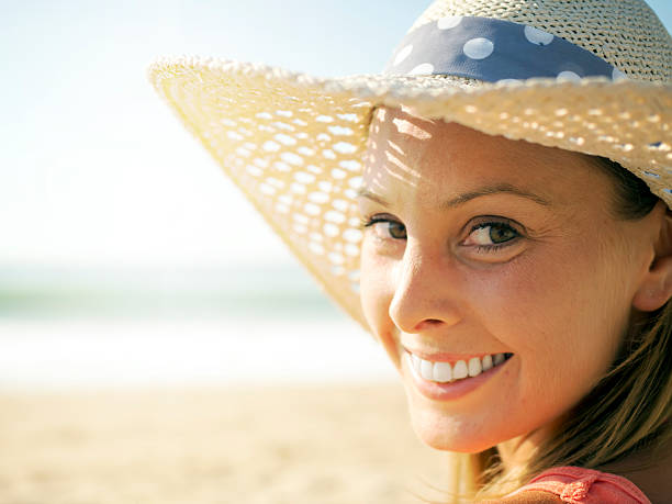 istock Smile girl at beach 492624280
