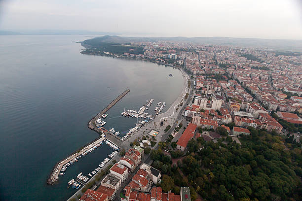 cidade de çanakkale na turquia - dardanelles - fotografias e filmes do acervo