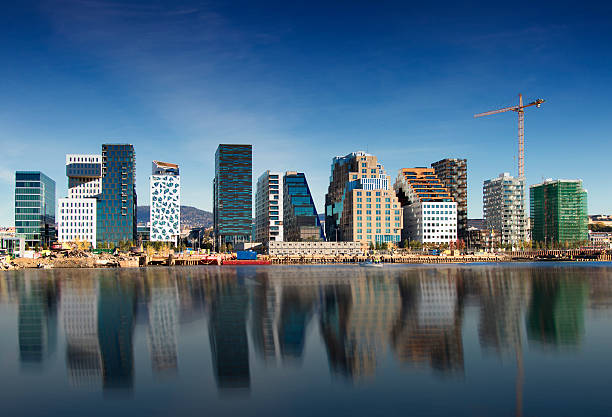 istock Bjoervika in Oslo - Oslo Barcode, Norway 492626646