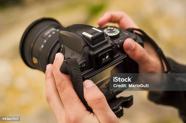 Shooting Stock Photo - Download Image Now - Filming, Human Hand, Outdoors