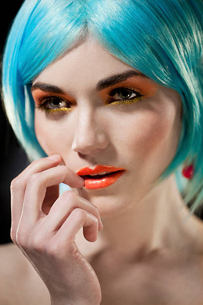 istock Blue Hair Beauty 492630348