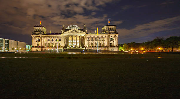 istock Reichstag Building at Night, Berlin, Germany 492631046