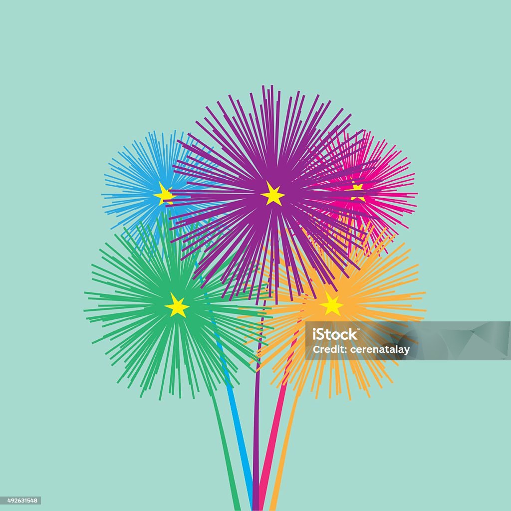 Firework Graphs Fireworks Stock Illustration - Download Image Now - Celebration, Design ...