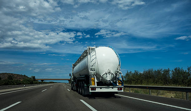 istock Tanker truck on highway 492631746