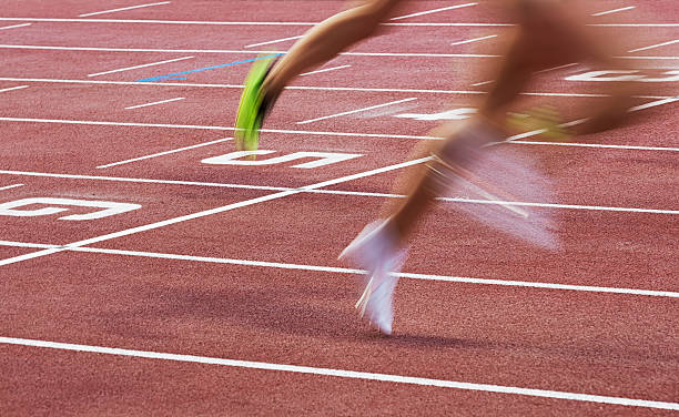 istock Athletes Crossing the Finish Line 492632021