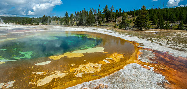 istock Natural hot spring, Yellowstone National Park 492641528