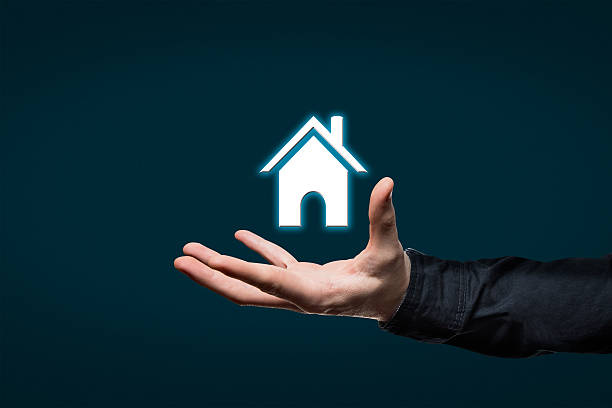 istock businessman holds a virtual pictogram 492642034