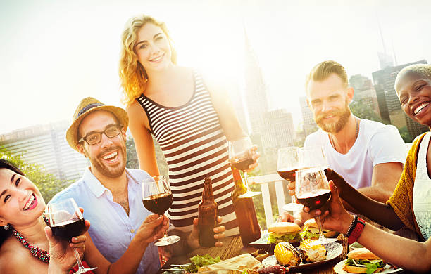 Friend Friendship Dining Celebration Hanging out Concept