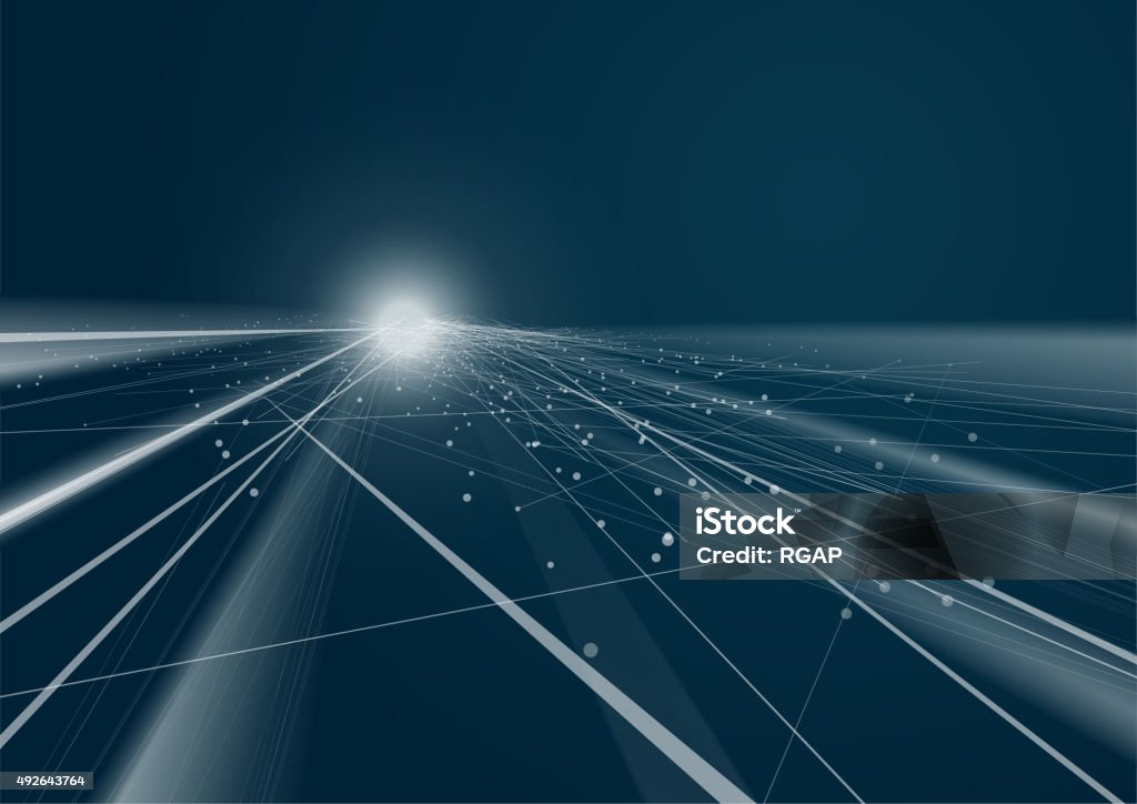 Geometric Design Technology Abstract Geometric Technology Design Element Stock Illustration ...