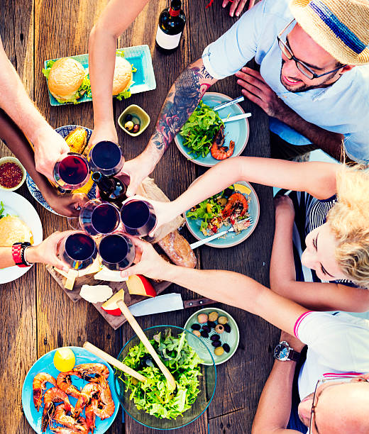 istock Food Table Celebration Delicious Party Meal Concept 492645164