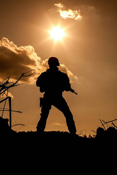 istock Army ranger in the mountains 492647238
