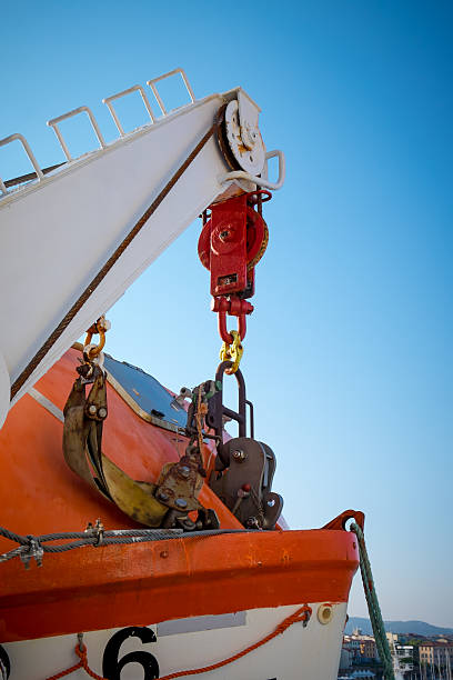 istock Liferaft save lives during an accident at sea 492647718