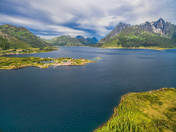 istock Fjord and Sildpollnes Church 492648052