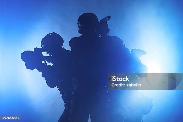 Police Officers Swat Stock Photo - Download Image Now - Police Force, Special Forces, Aggression