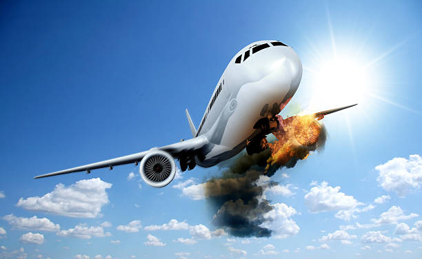 aircraft failure on air aircraft failure on air airplane crash photos stock pictures, royalty-free photos & images