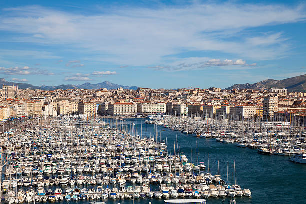 The Old Port is the main popular place in Marseille. The Port is overcrowded with yachts and fishing boats.