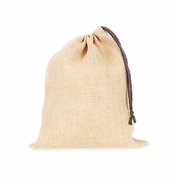 istock Sackcloth bags isolated on white background 492652814