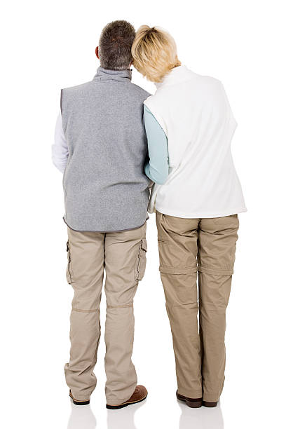 istock rear view of senior couple 492655366