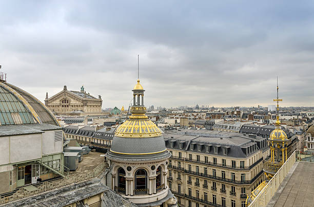 istock Opera House(Palais Garnier) with roofs of Paris 492665896