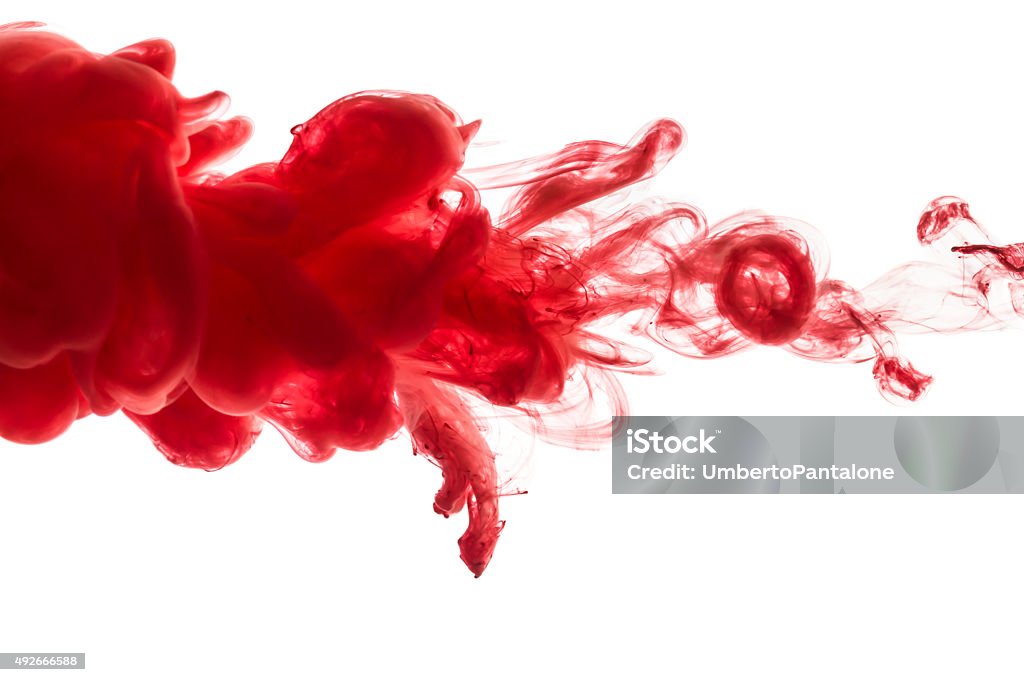 Red Ink Stock Photo - Download Image Now - Red, Smoke - Physical Liquid - iStock