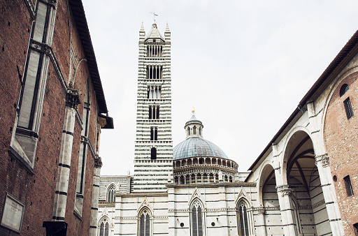 Giotto's Bell Tower at Piazza del Duomo in Florence at Tuscany, Italy