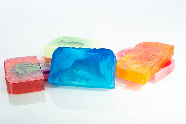 istock Beautiful set of many different handmade soap 492675298