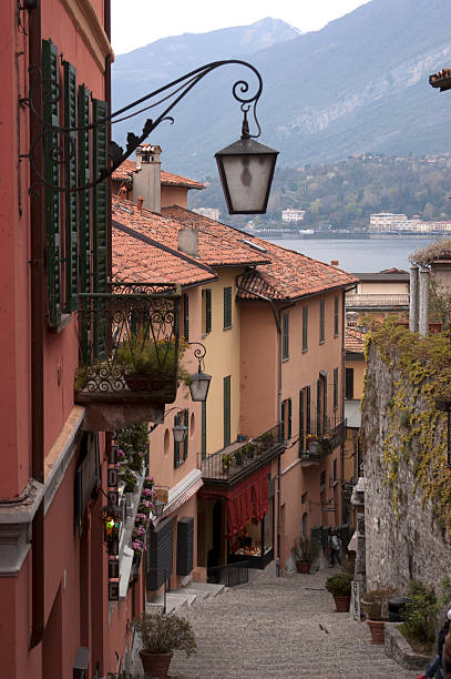istock Lake Como village street 492677831