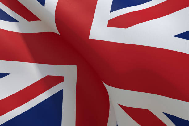 istock British United Kingdom Flag Flying in the Wind 492680183