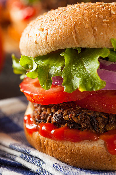 istock Homemade Healthy Vegetarian Quinoa Burger 492680321