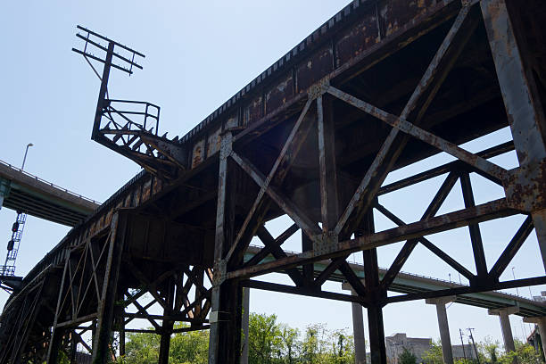 istock Rusty Railroad Bridge in Richmond, Virginia 492681033