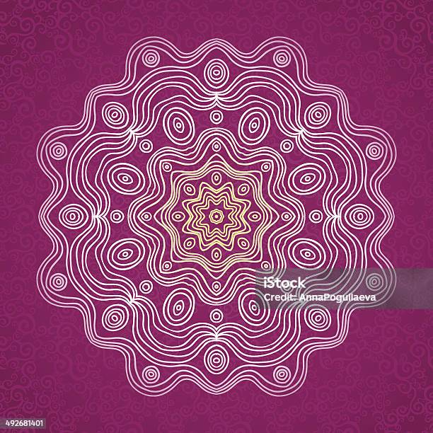 Abstract Vector Circle Background Stock Illustration - Download Image Now - Abstract, Art And Craft, Backgrounds