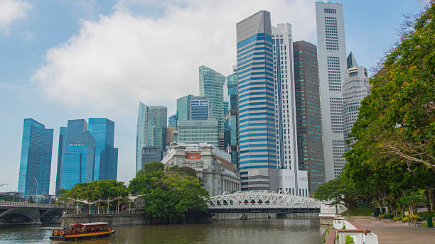 istock Singapore cityscape financial district 492681789