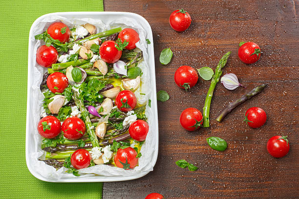 Roasted Asparagus and Cherry Tomatoes