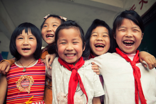 Asian (Chinese) school Children