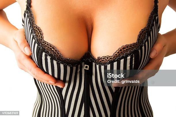 Bellissimo Decolleté - Fotografie stock e altre immagini di Donna seducente - Donna seducente, Seno, Sensualità