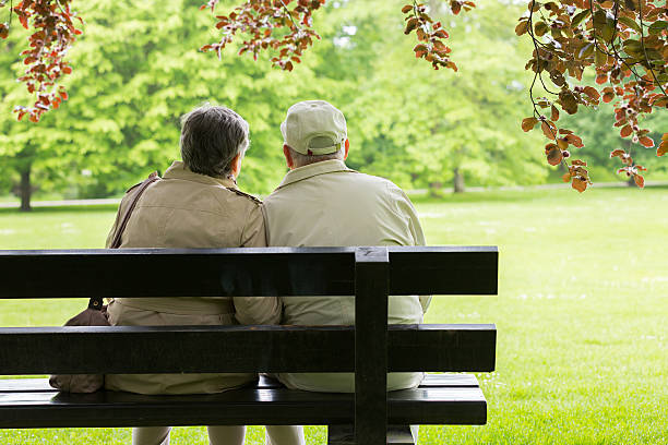 istock Senior couple outdoors 492684205