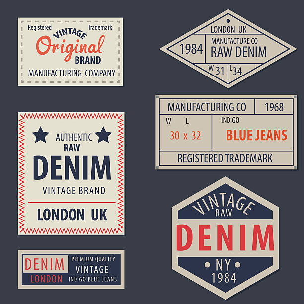 Vintage Original Blue Jeans Raw Denim Labelsgenuine Exclusive