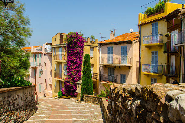 Cannes town impression stock photo