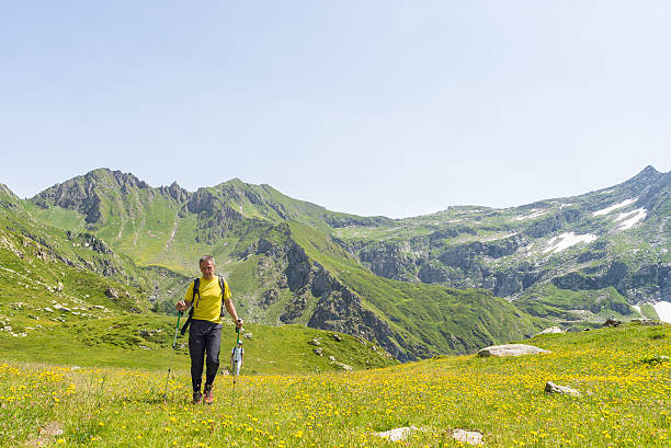 istock Hiking in the Alps in idyllic environment 492700318