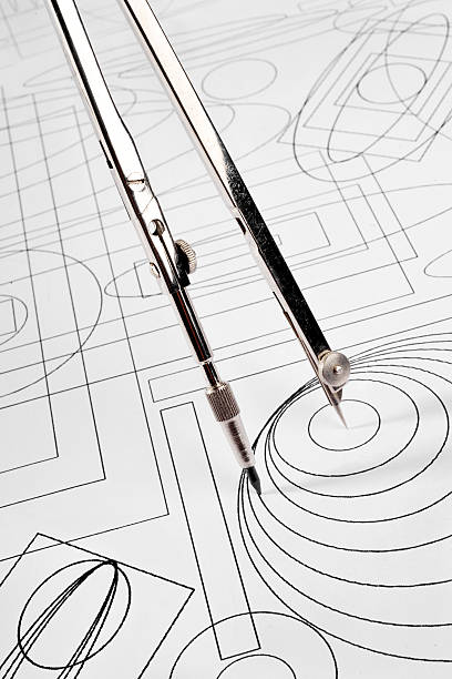 drawing tools and sketch stock photo