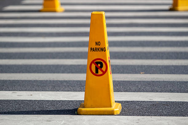 istock no parking bollard on zebra crossing 492701354