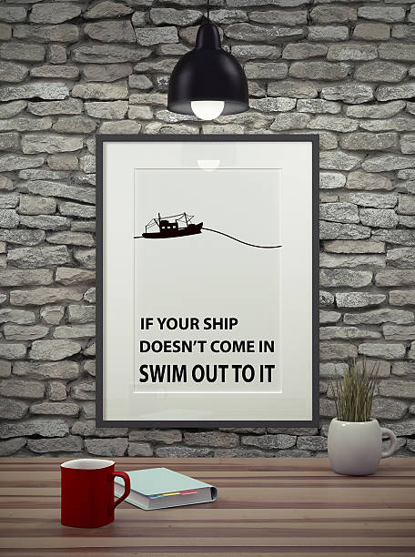 istock Inspirational motivating quote on picture frame. 492702642