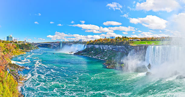istock Panorama of Niagara Falls in autumn 492703244