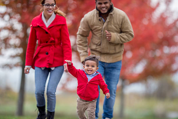 istock Family Walking on a Fall Day 492703816