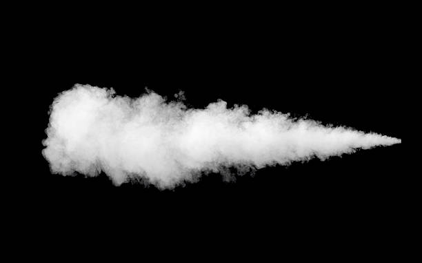 istock Movement of white smoke - background 492703922