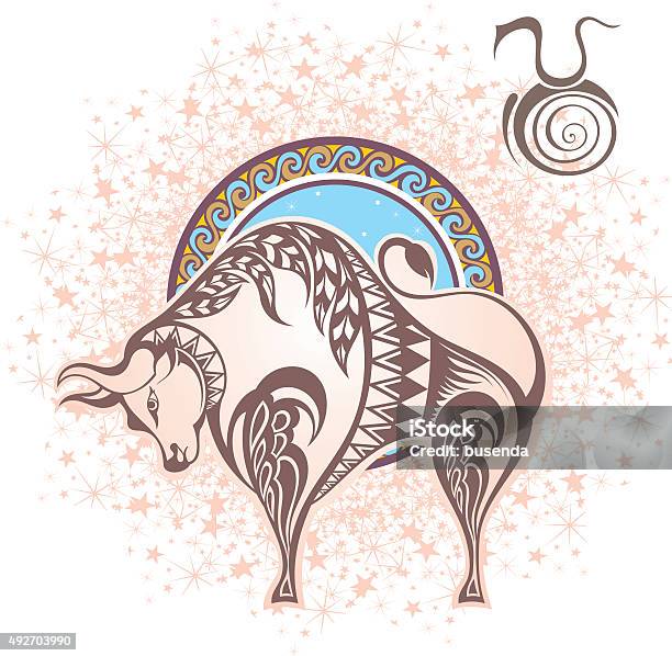 Taurus Stock Illustration - Download Image Now - Astrology Sign, Aries, Taurus