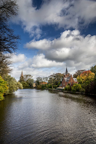 istock Minnewater House In Bruges, Belgium 492705738